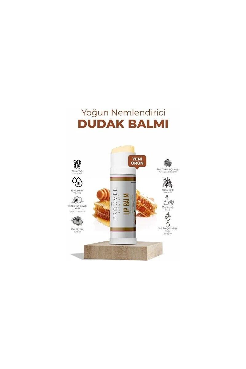 The Prouvee Reponses Bal Aromalı Organik Içerikli Dudak Bakım Kremi 5ml - Honey Lip Balm 5ml