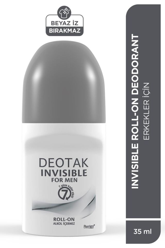 Deotak Roll-On Invisible Men 35 ml